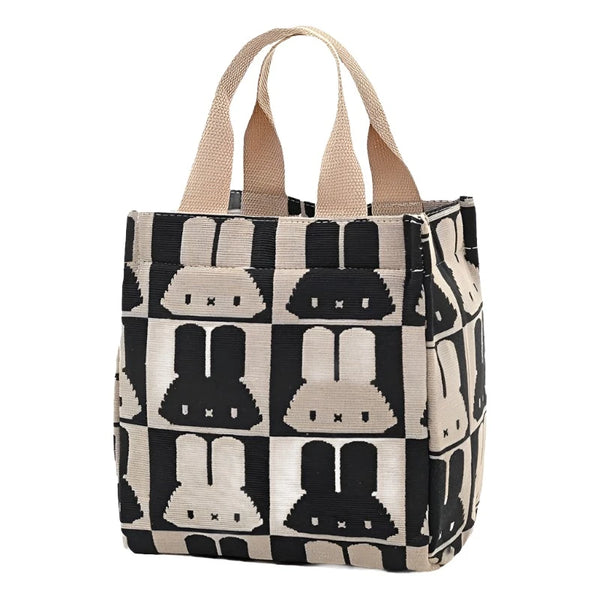 Cartoon Rabbit Print Shopper Bag