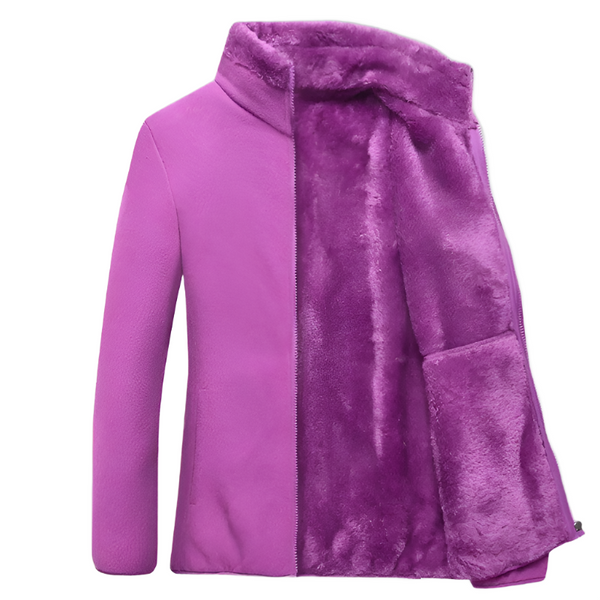 Stay Warm and Stylish with 0ur Thick Polar Fleece Jacket - Perfect for Autumn Outdoor
